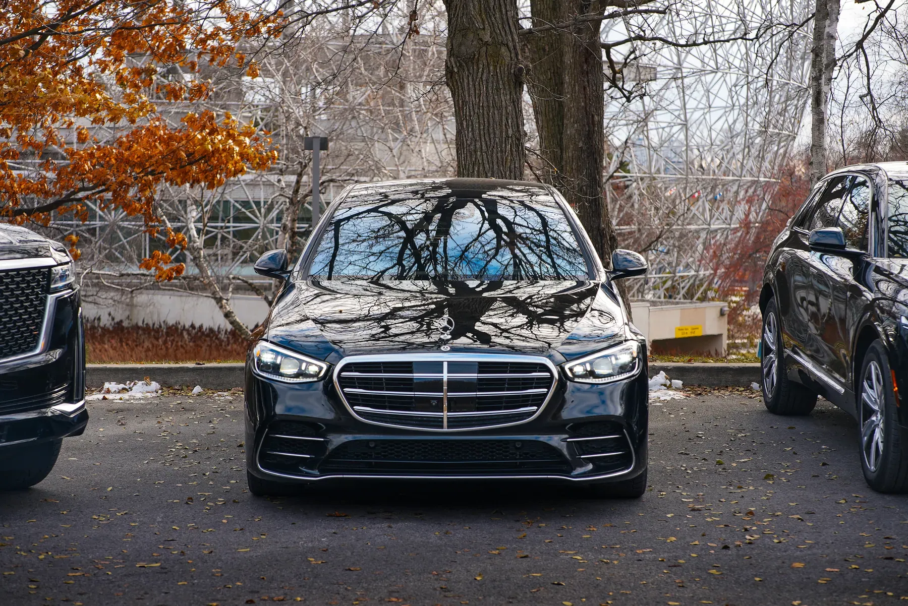 Mercedes executive sedan